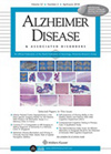ALZHEIMER DISEASE & ASSOCIATED DISORDERS杂志封面